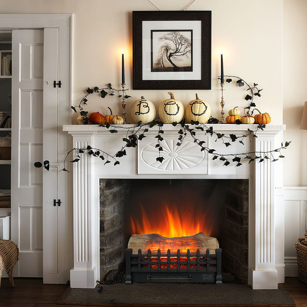 20 inch Electric Fireplace  3D Log set insert, Free Standing Fireplace Heater for Indoor - Grand Goldman Shop