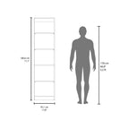 Bookcase Compact Bookshelf with Multiple Shelves - Grand Goldman