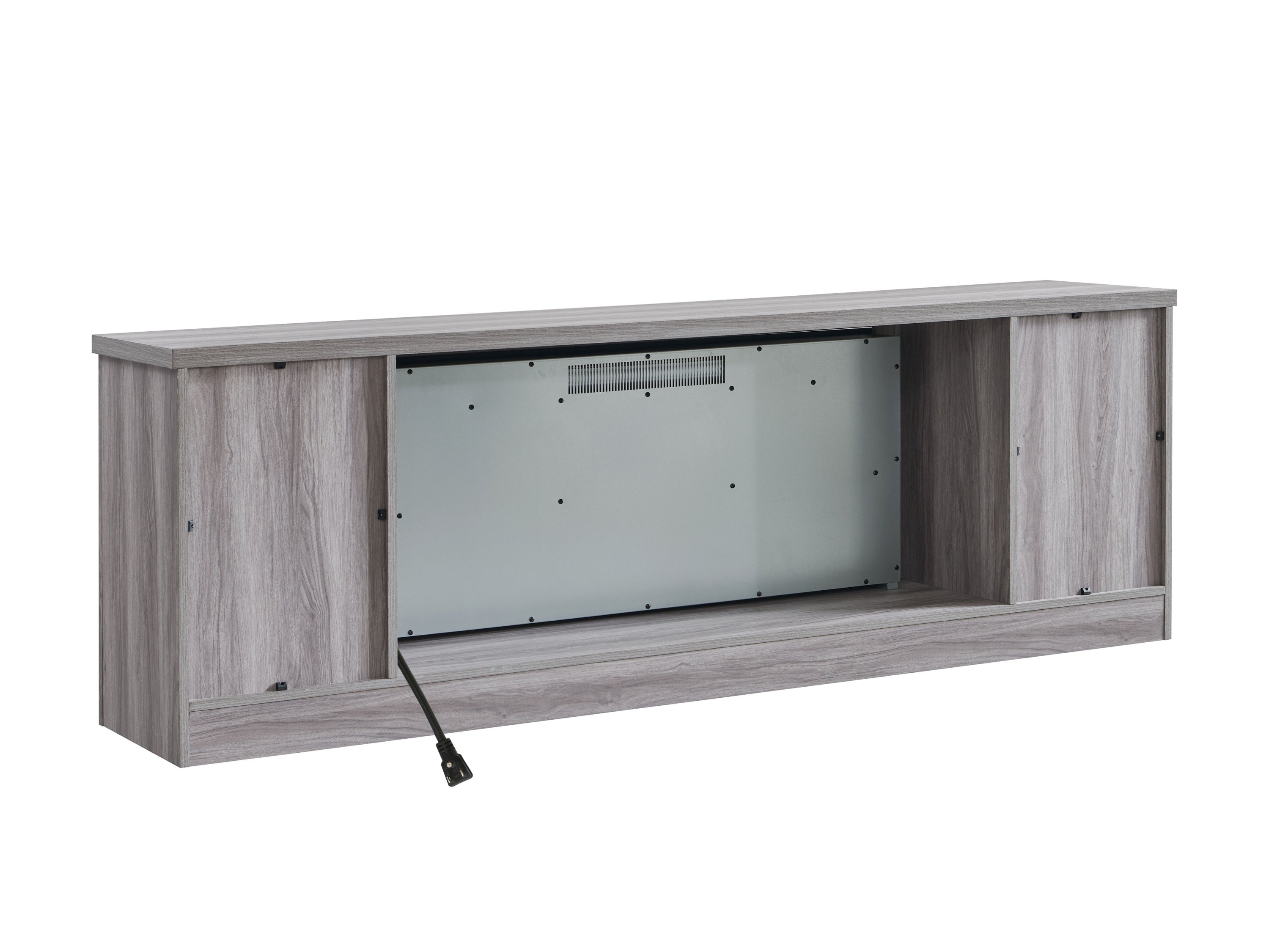 75' Fireplace TV Stand for TVs up to 80',with 44' Electric Fireplace - Grand Goldman Shop