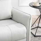 270° Power Swivel Rocker Recliner Chair, PU Leather Electric Glider Reclining Sofa with USB Ports, Power Swivel Glider, Rocking Chair,Nursery Recliners for Living Room Bedroom(Light Gray+270°Swivel) - Grand Goldman Shop