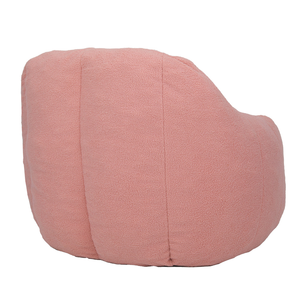 Comfy Bean Bag Chair with Memory Foam Filler – Tufted Soft Stuffed Bean Bag Sofa for Dorm, Apartment, or Living Room – Pink - Grand Goldman Shop