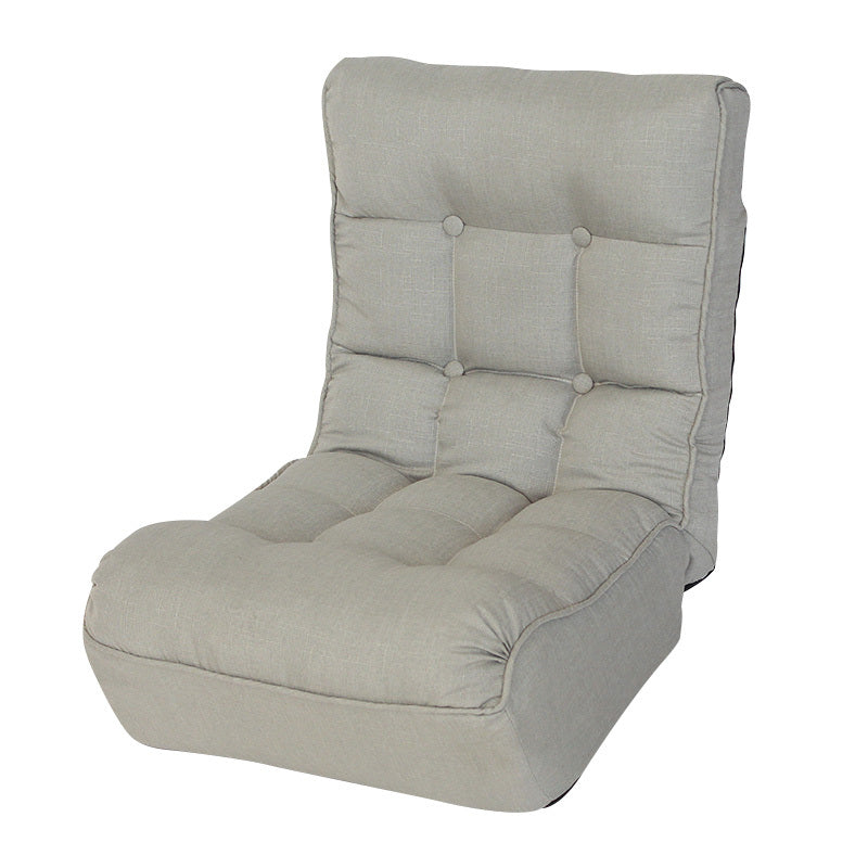 Adjustable Gray Metal Reclining Chair for Living Room and Balcony - Grand Goldman Shop