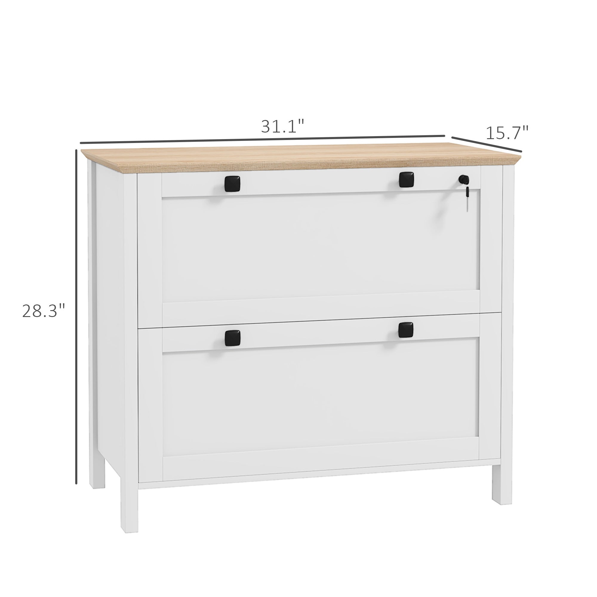 Lateral File Cabinet,Filing Cabinet with Adjustable Hanging Bar,For Home and Office - Grand Goldman