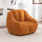 Comfy Bean Bag Chair with Memory Foam Filler – Tufted Soft Stuffed Bean Bag Sofa for Dorm, Apartment, or Living Room – Yellow - Grand Goldman Shop