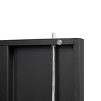 Black Metal Storage Cabinet with Locking Doors and Adjustable Shelf, Folding Filing Locker for Home Office, School, Garage, S