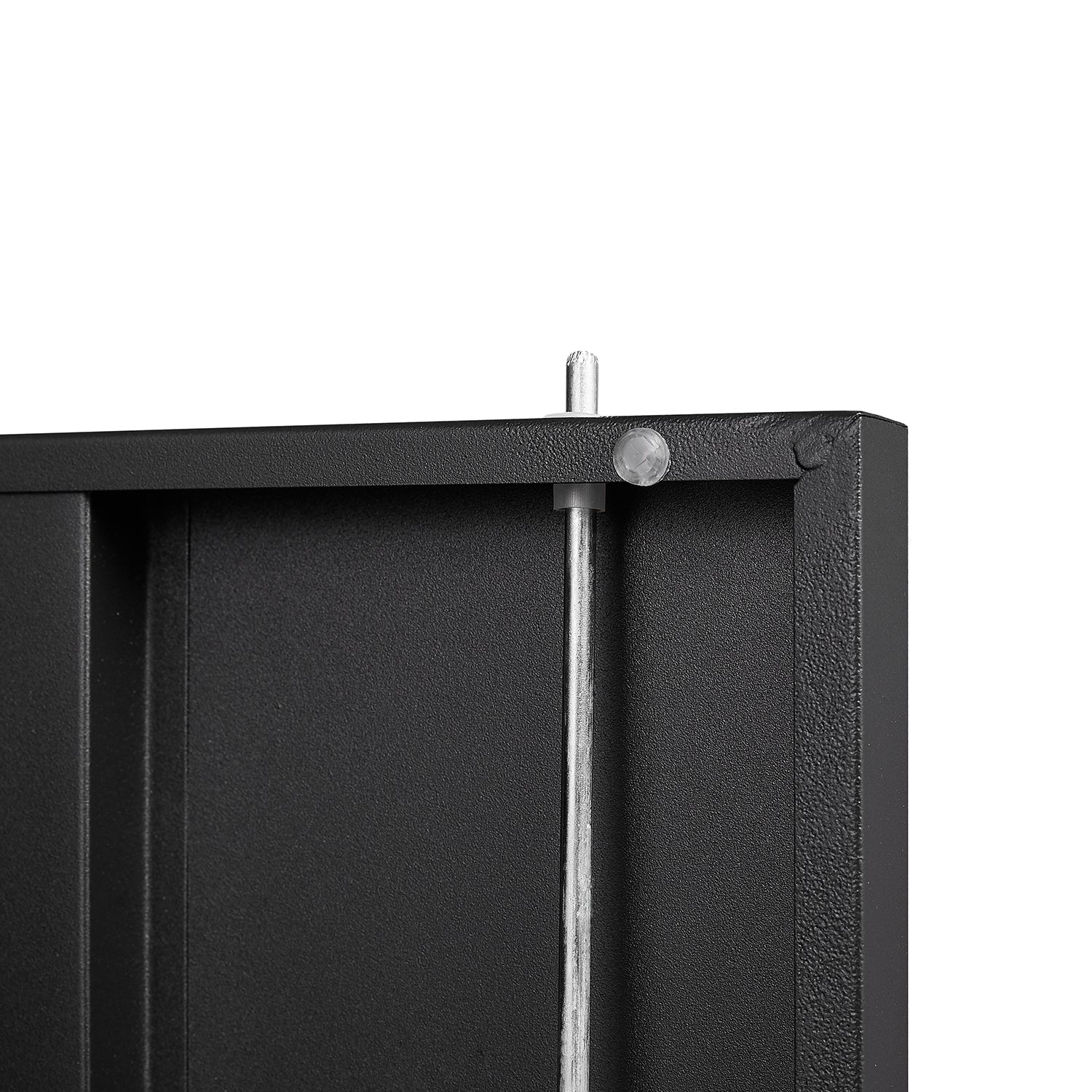 Black Metal Storage Cabinet with Locking Doors and Adjustable Shelf, Folding Filing Locker for Home Office, School, Garage, S