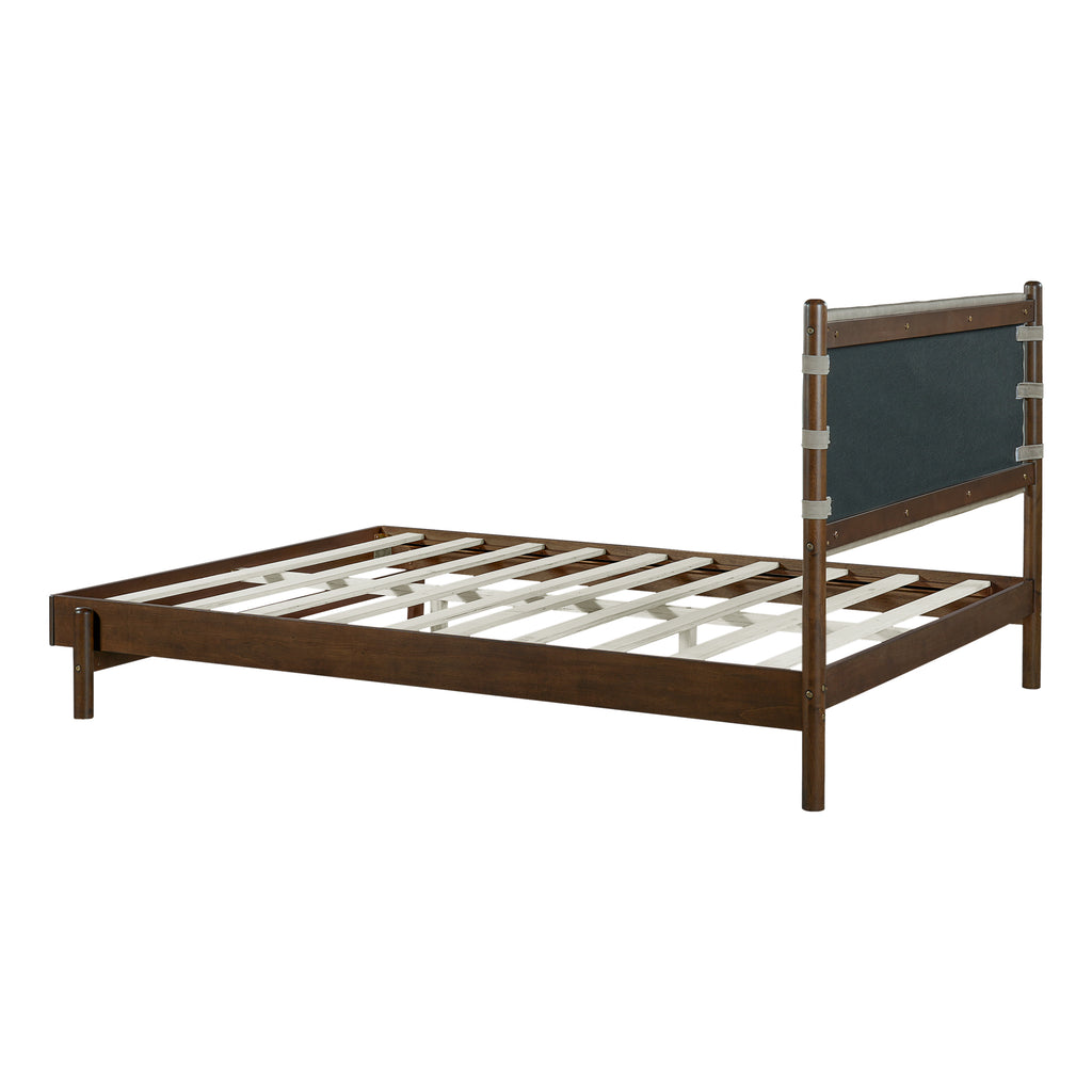 Modern Queen Bed Frame Set with 2 Nightstands, Light Gray Wood Platform Bed with Headboard and Matching Bedside Tables for Bedroom - Grand Goldman Shop