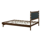 Modern Queen Bed Frame Set with 2 Nightstands, Light Gray Wood Platform Bed with Headboard and Matching Bedside Tables for Bedroom - Grand Goldman Shop