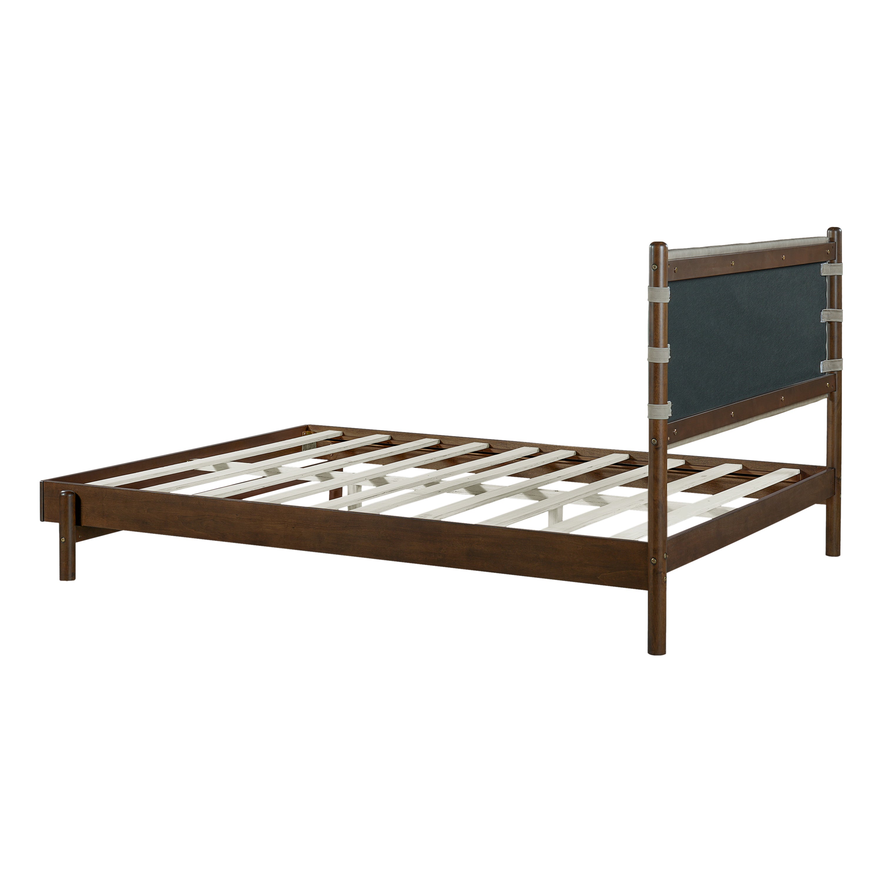 Modern Queen Bed Frame Set with 2 Nightstands, Light Gray Wood Platform Bed with Headboard and Matching Bedside Tables for Bedroom - Grand Goldman Shop
