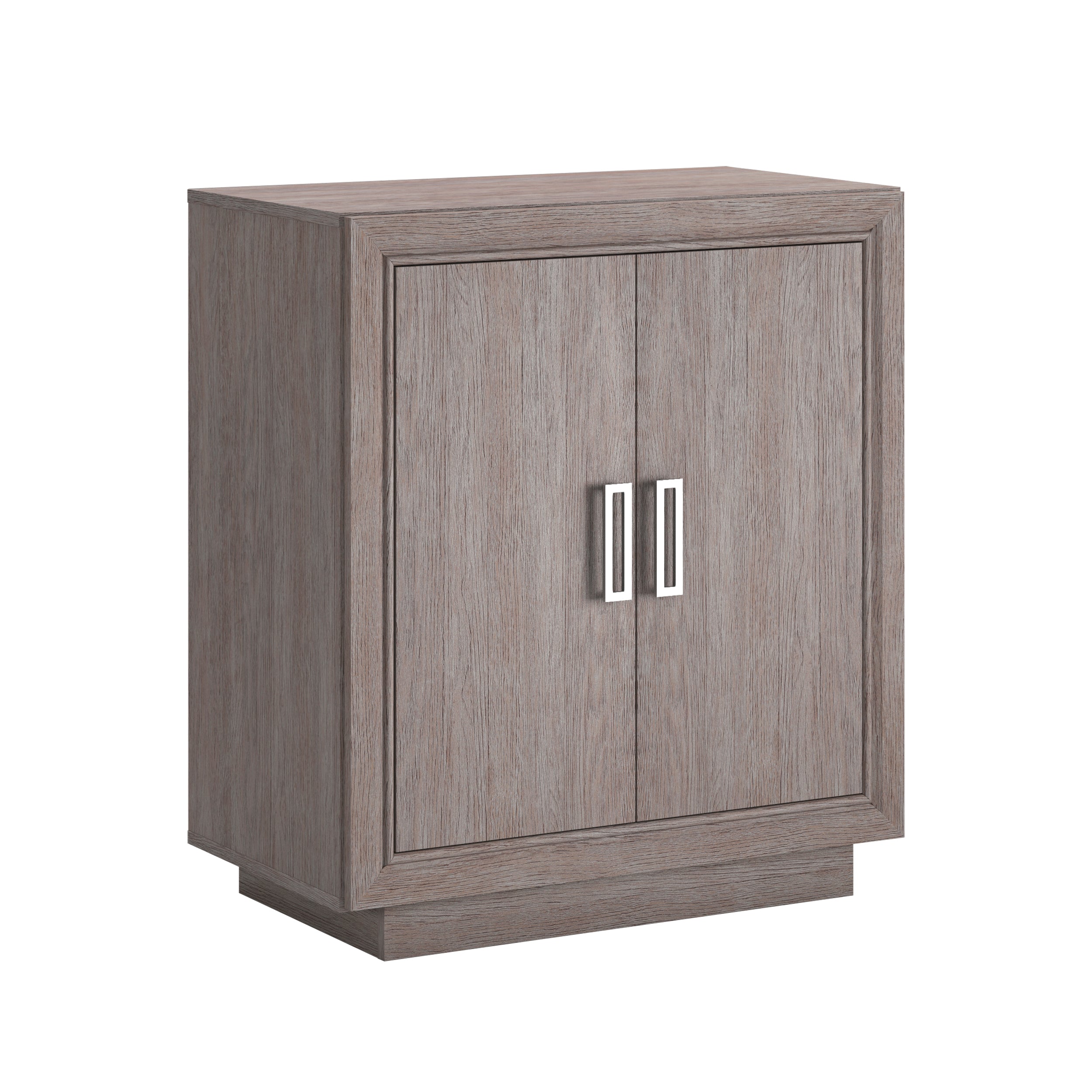 Storage Cabinet with Functional Design, Medium Gray finish - Grand Goldman