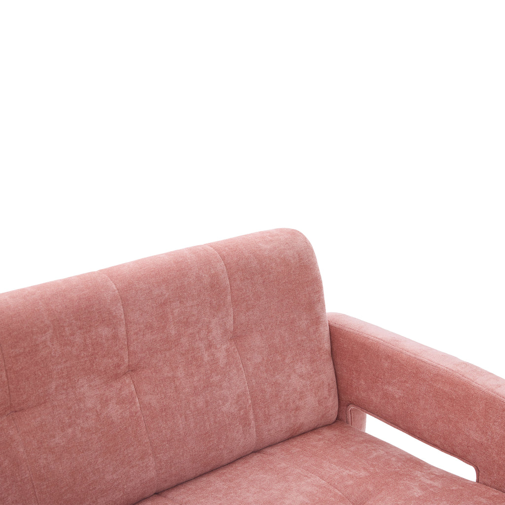 Nordic Modern Double Armchair Living Room & Bedroom Compact Upholstered Sofa Leisure Sofa Comfortable Seating with Dual Armrests Can be paired with a single chair - Grand Goldman Shop