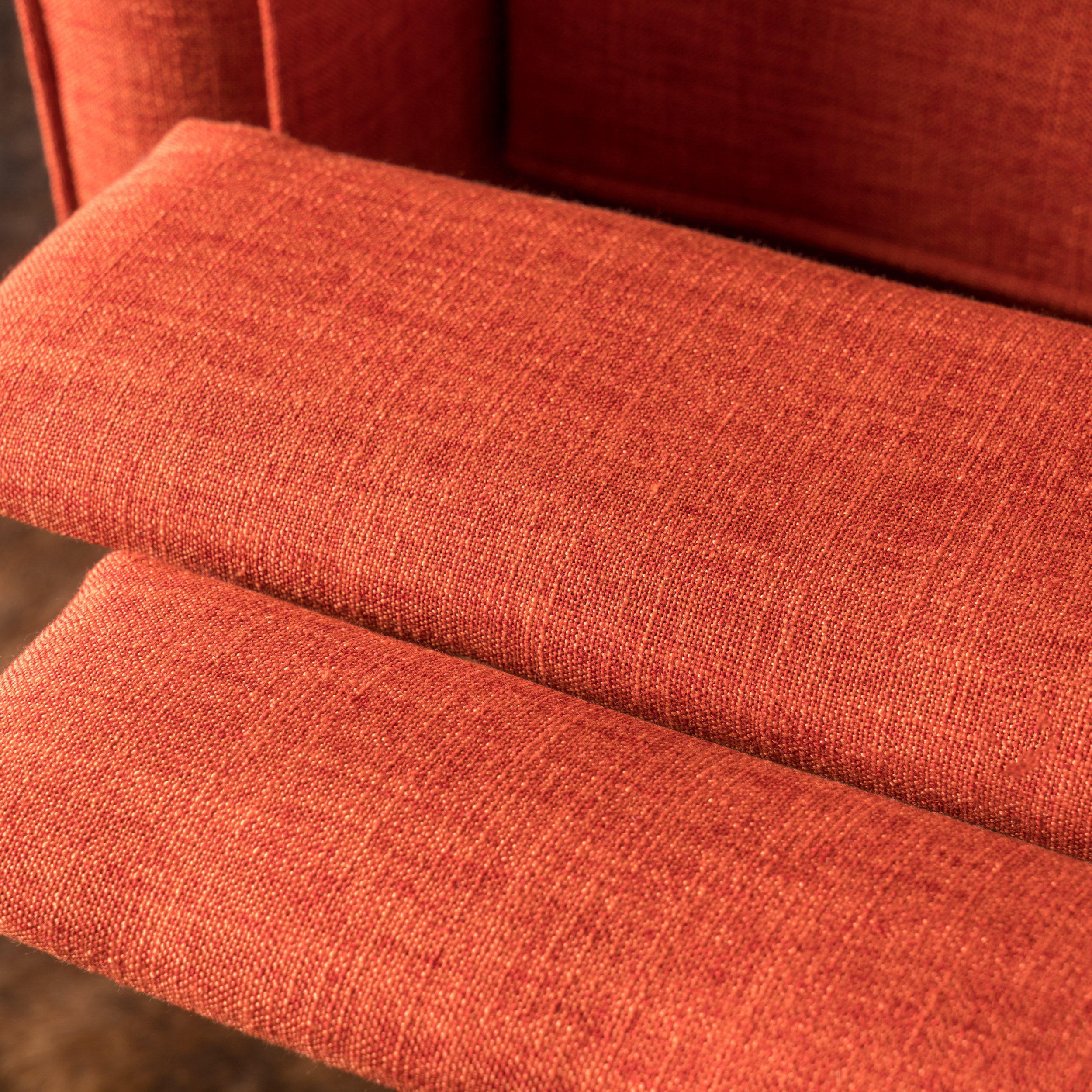 Macedonia Mid-Century Modern Button Tufted Fabric Recliner - Grand Goldman Shop