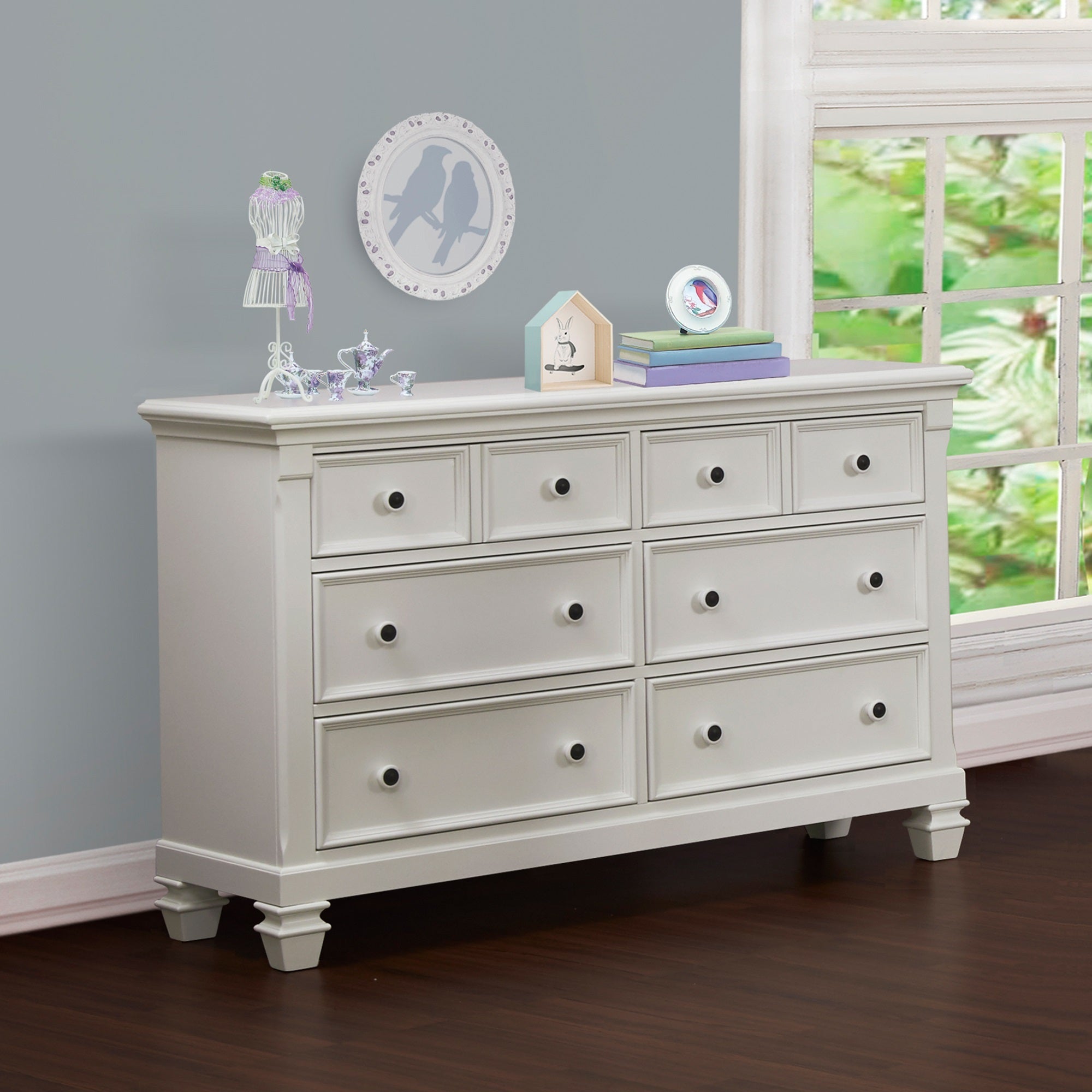 Glendale 6 Drawer Dresser Pure White - Grand Goldman