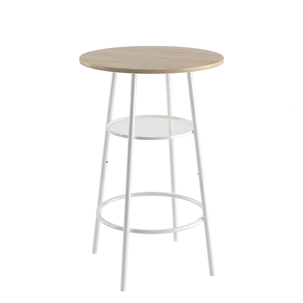 Bar table, equipped with 2 bar stools , with backrest and partition - Grand Goldman Shop