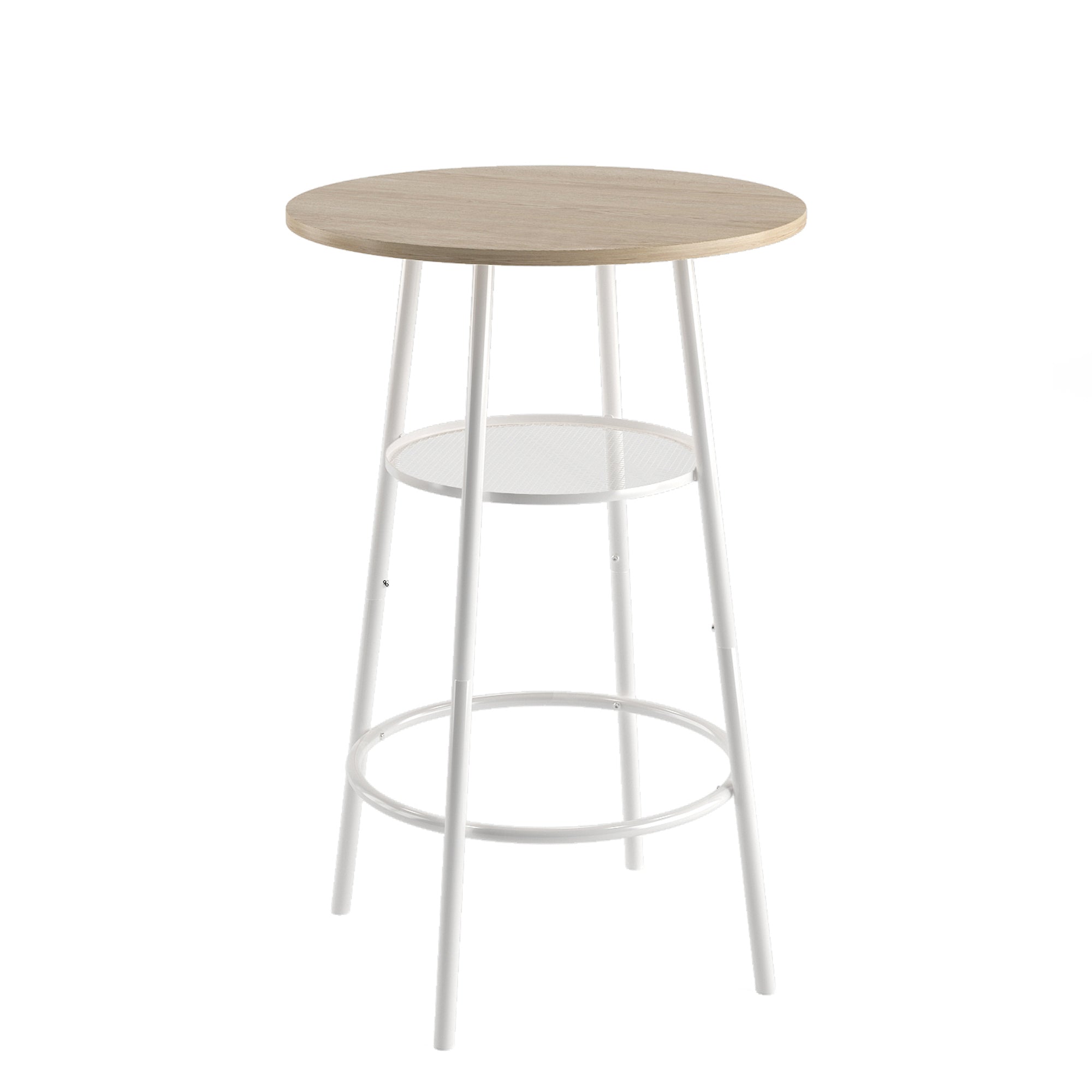Bar table, equipped with 2 bar stools , with backrest and partition - Grand Goldman Shop