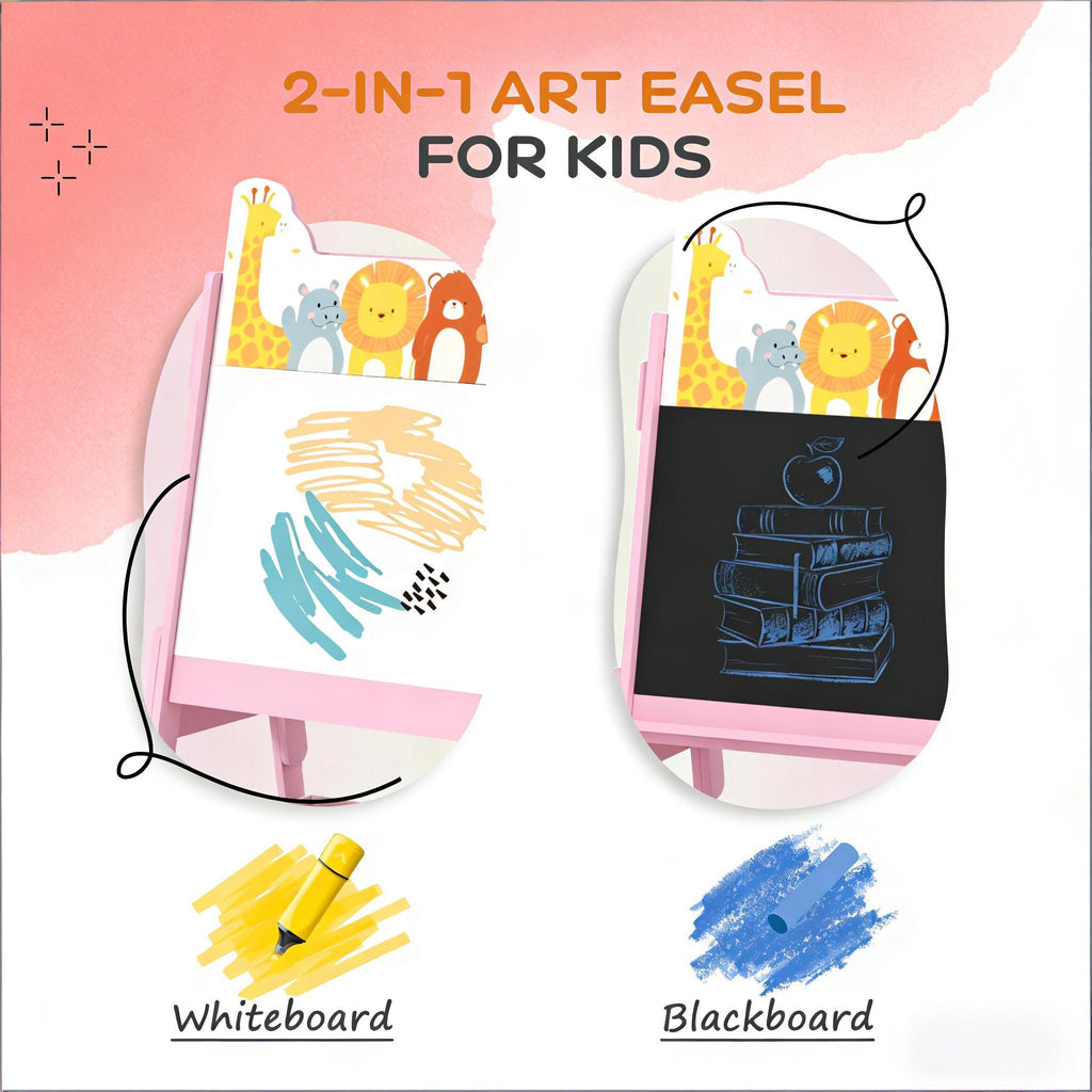 Kids Art Easel,Doubel-Sided Easel | Premium Home Decor - Grand Goldman