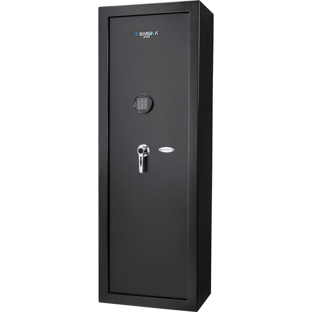 Black Steel 7.87 Cubic Ft Keypad Rifle Safe with Advanced Locking Mechanism - Grand Goldman