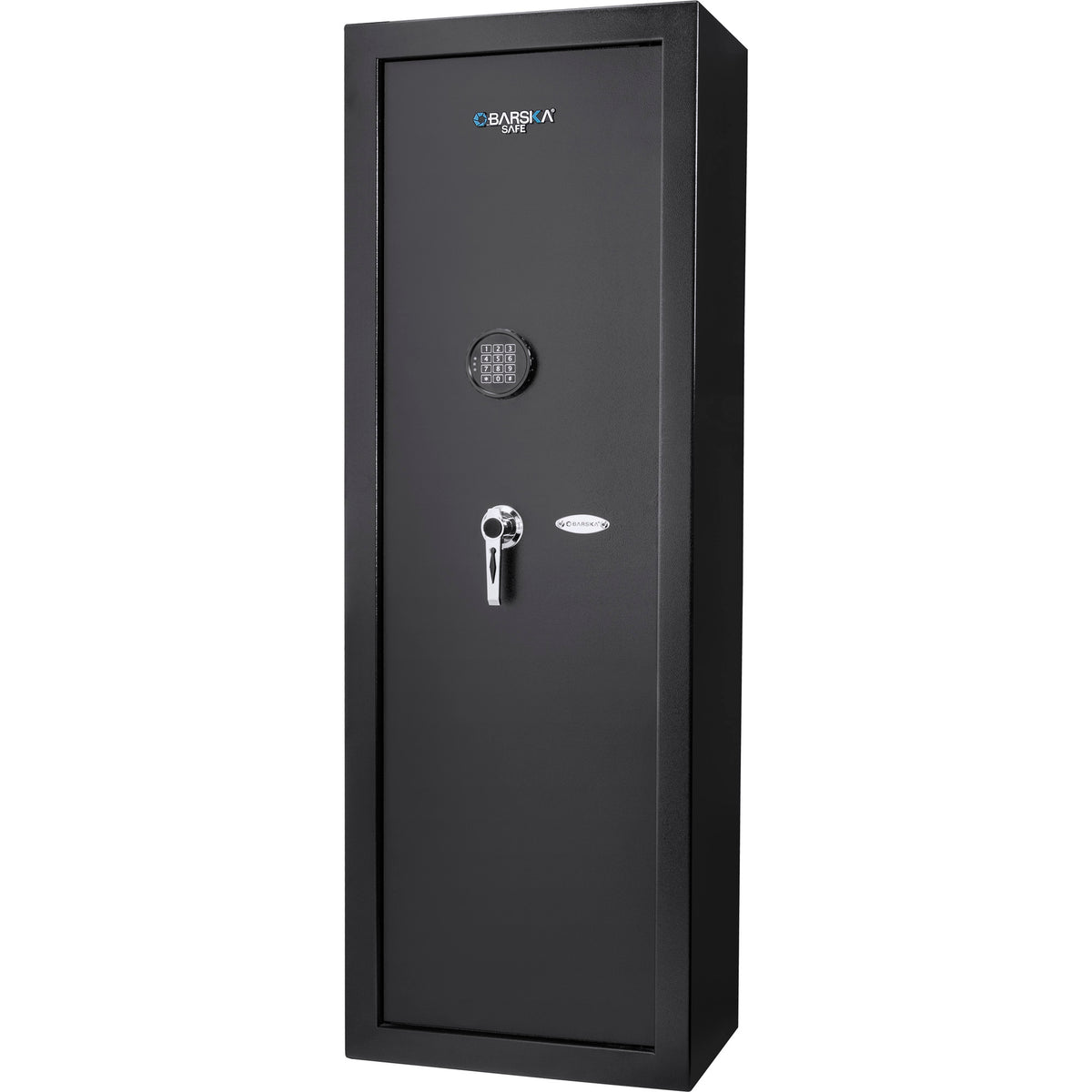 Black Steel 7.87 Cubic Ft Keypad Rifle Safe with Advanced Locking Mechanism - Grand Goldman
