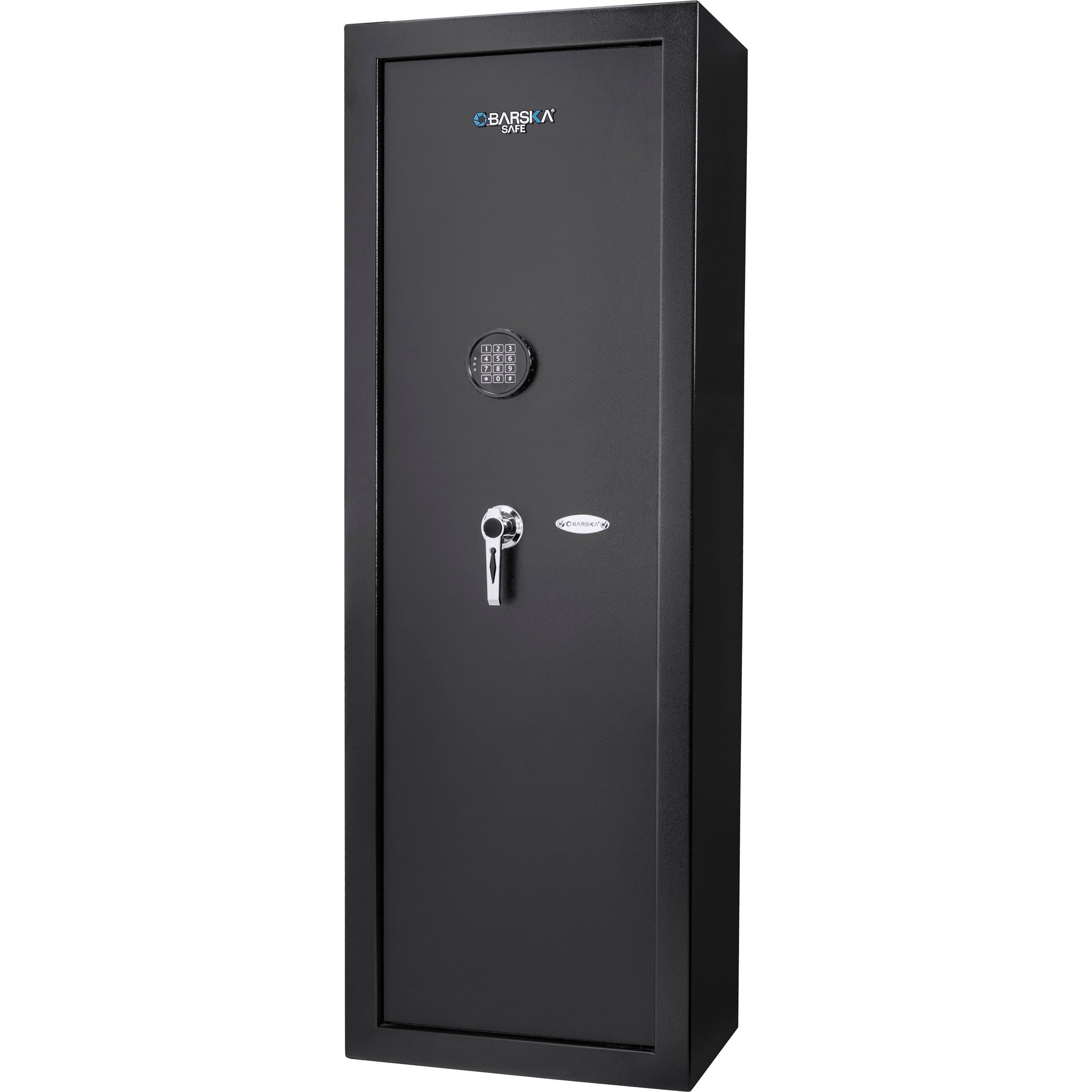 Black Steel 7.87 Cubic Ft Keypad Rifle Safe with Advanced Locking Mechanism - Grand Goldman