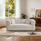 Floor Couch,Compressed Sofa,Convertible Floor Sofa Bed with Convertible Blanket Pillow,Enhanced frame stability,Comfy Couch Lounge Sleeper Bed,for Living Room Bedroom - Grand Goldman Shop