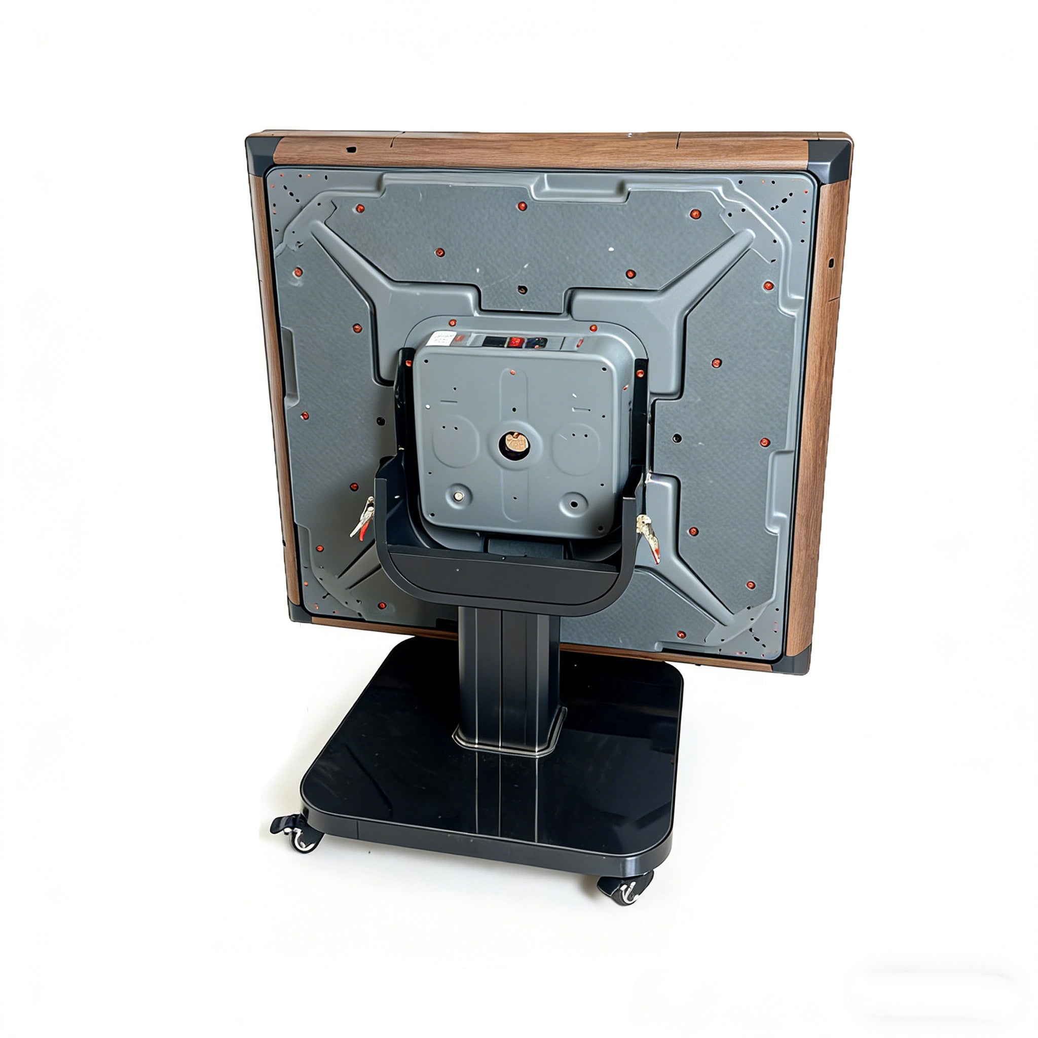 Foldable Ultra-Thin Automatic Mahjong Table with Wheels, 42mm Numbered Tiles (Chinese & American Style), 2 Magnetic Tile Sets