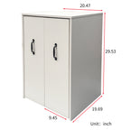 3 Tier Wooden Floor Standing Bookcase,Slide Out Drawer Storage Bookcase file cabinet,Pull Out Mobile with Door Dustproof File