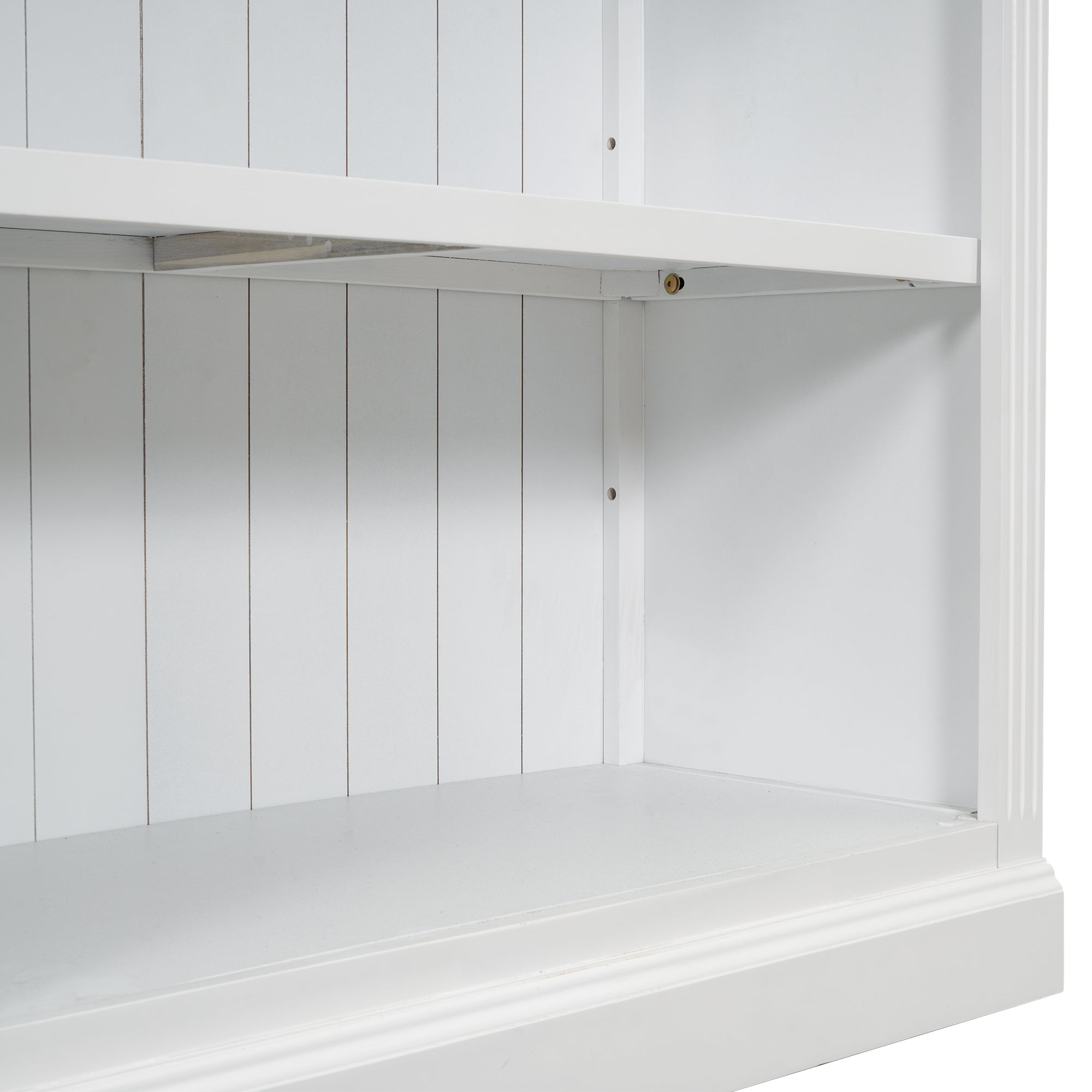 83.4' Tall Wood Bookcase with light strip,5-Tier Decor Bookshelves with Adjustable Shelves,Storage Organizer for CDs/Books,Free Standing Storage Shelves for Living Room,Home Office,White - Grand Goldman Shop