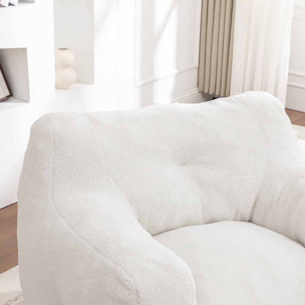 Bean Bag Chair, Bean Bag Sofa Chair with Armrests Stuffed High-Density Foam, Lazy Sofa Comfy Chairs BeanBag Chair for Adults in Living Room,Bedroom Reading - Grand Goldman Shop
