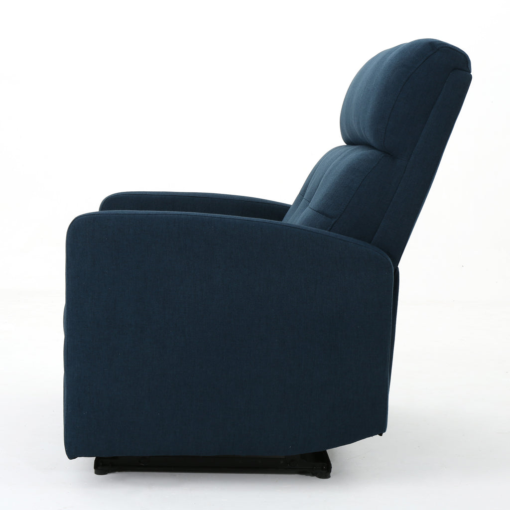 Alma Contemporary Upholstered Loveseat Recliner - Grand Goldman Shop