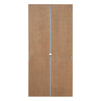 83.4'Tall Modern Bookshelf with Doors, Farmhouse Bookcase with 3-Tier Adjustable Shelves, Display Shelves with LED Light,Larg