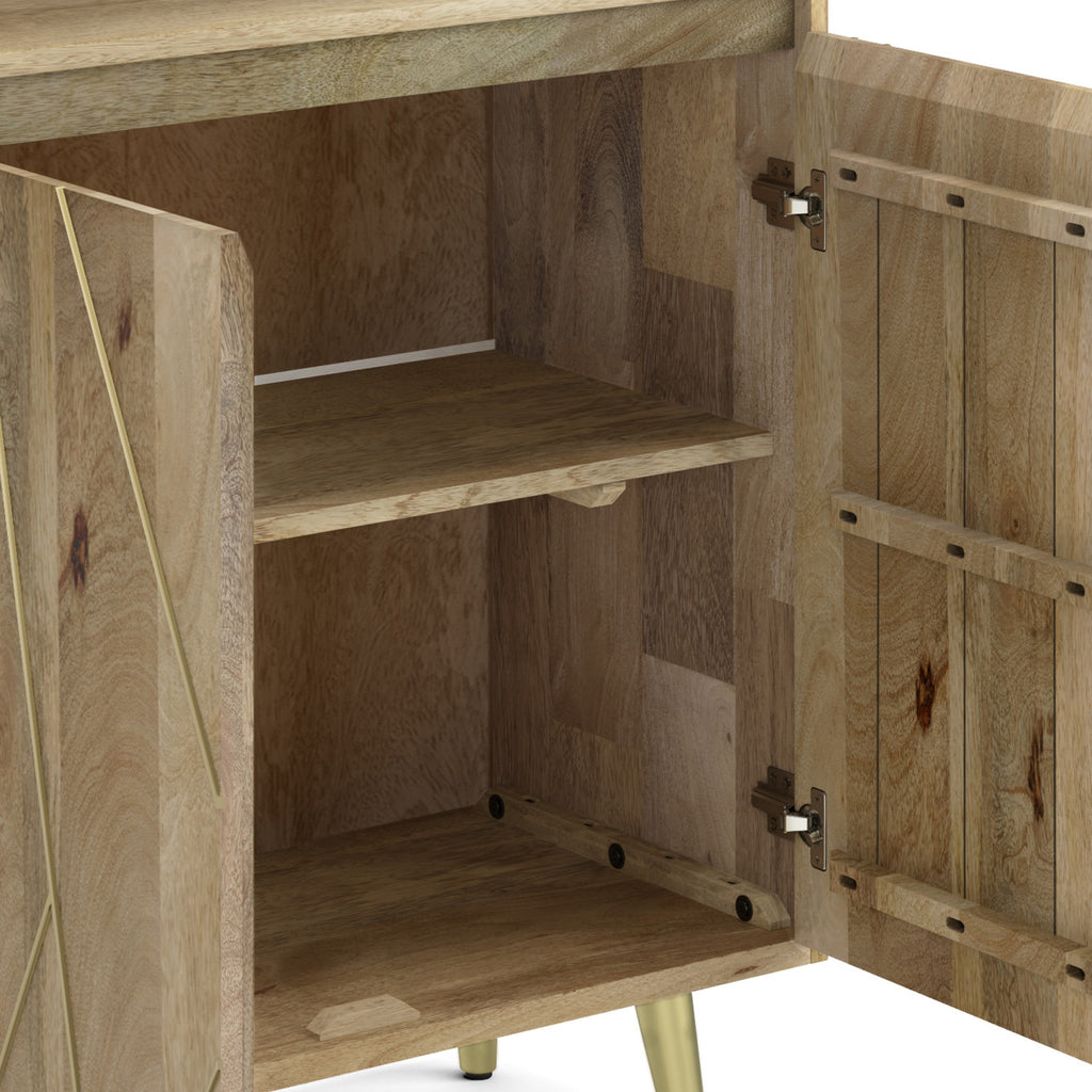 Jager - Bookshelf with Doors - Natural - Grand Goldman