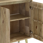 Jager - Bookshelf with Doors - Natural - Grand Goldman