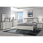 Avery Beige 5PC Queen Bedroom Set - Grand Goldman Shop