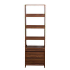 Night Stand with Bookshelf, Night Stand with 2 Storage Drawers for Bedroom - Grand Goldman Shop