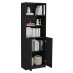 Arbor 3 Piece Home Bookcase set, 74' Wide with 11 Shelves and Two Double-Door Cabinet ,  Living Room Set Set  Black - Grand G