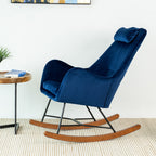 Chelsea Velvet Rocking Chair - Grand Goldman Shop