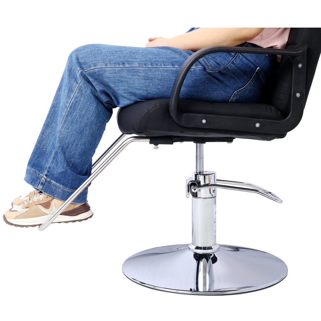 Hair Salon Chair Styling Heavy Duty Hydraulic Pump Barber Chair Beauty Shampoo Barbering Chair for Hair Stylist Women Man,wit