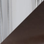 Contemporary Task Chair in Chrome Metal and Espresso Faux Leather - Grand Goldman