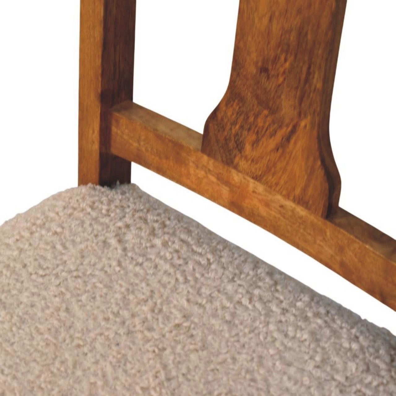 Solid Wood Writing Chair with Turned Legs | Premium Home Decor - Grand Goldman