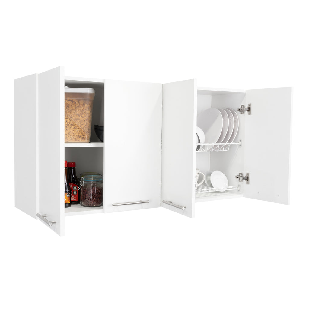 Sitka Wall Cabinet, Two Spacious Divisions, Four Doors - Grand Goldman Shop