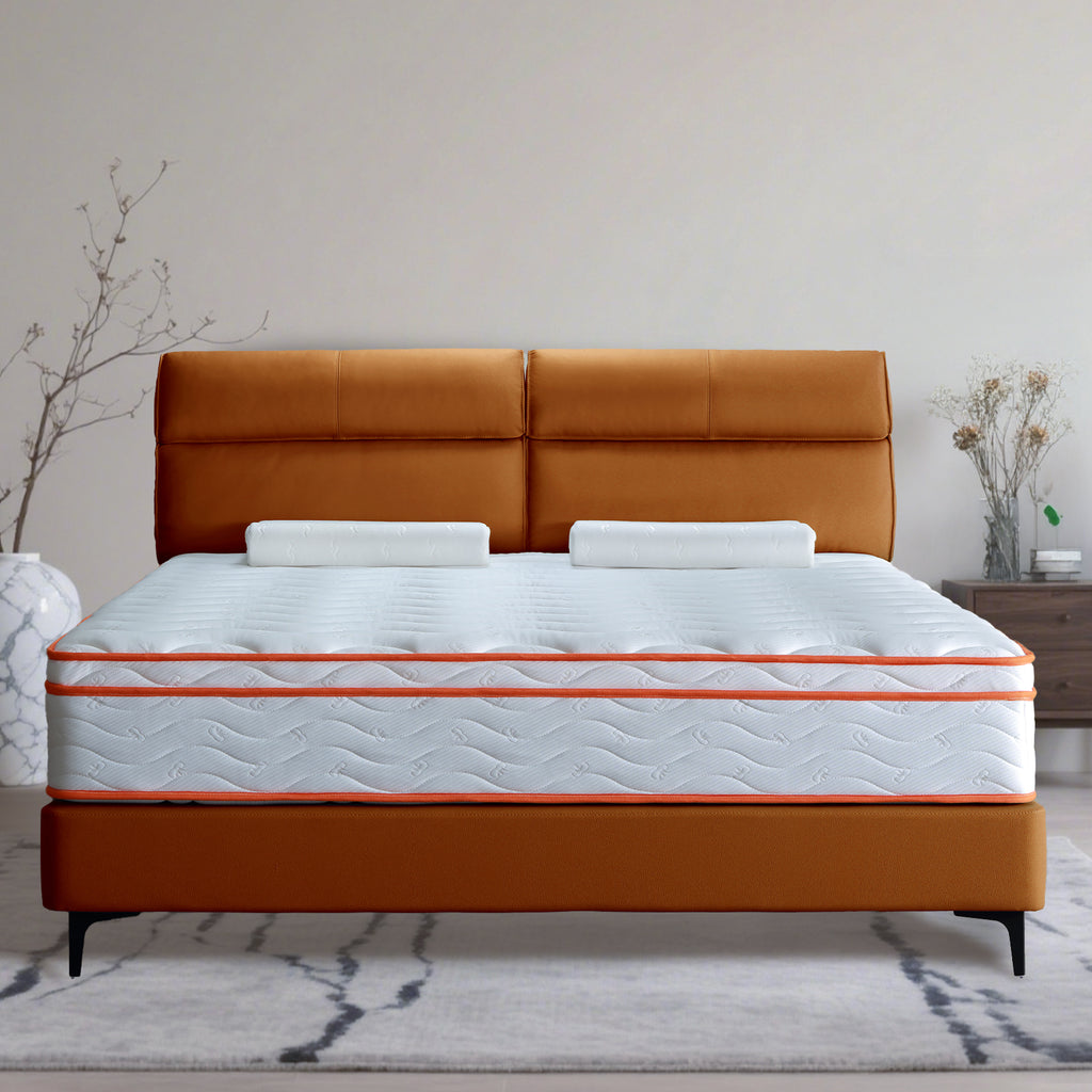 10 inch Hybrid Mattress in a Box,Individual Pocket coil, Medium Firm, Memory Foam Mattress with CertiPUR-US Certified Foam - Grand Goldman Shop