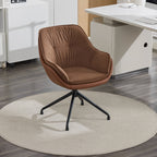 Modern Faux Leather Office Chair, Ergonomic Executive Desk Chair with High Back and Adjustable Features - Grand Goldman