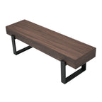 59' Dining Bench, Farmhouse Indoor Kitchen Table Benches, Bed Bench, Industrial Shoe Bench, Entryway Benches - Grand Goldman Shop