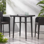 32' SQUARE WICKER BAR TABLE - Grand Goldman Shop