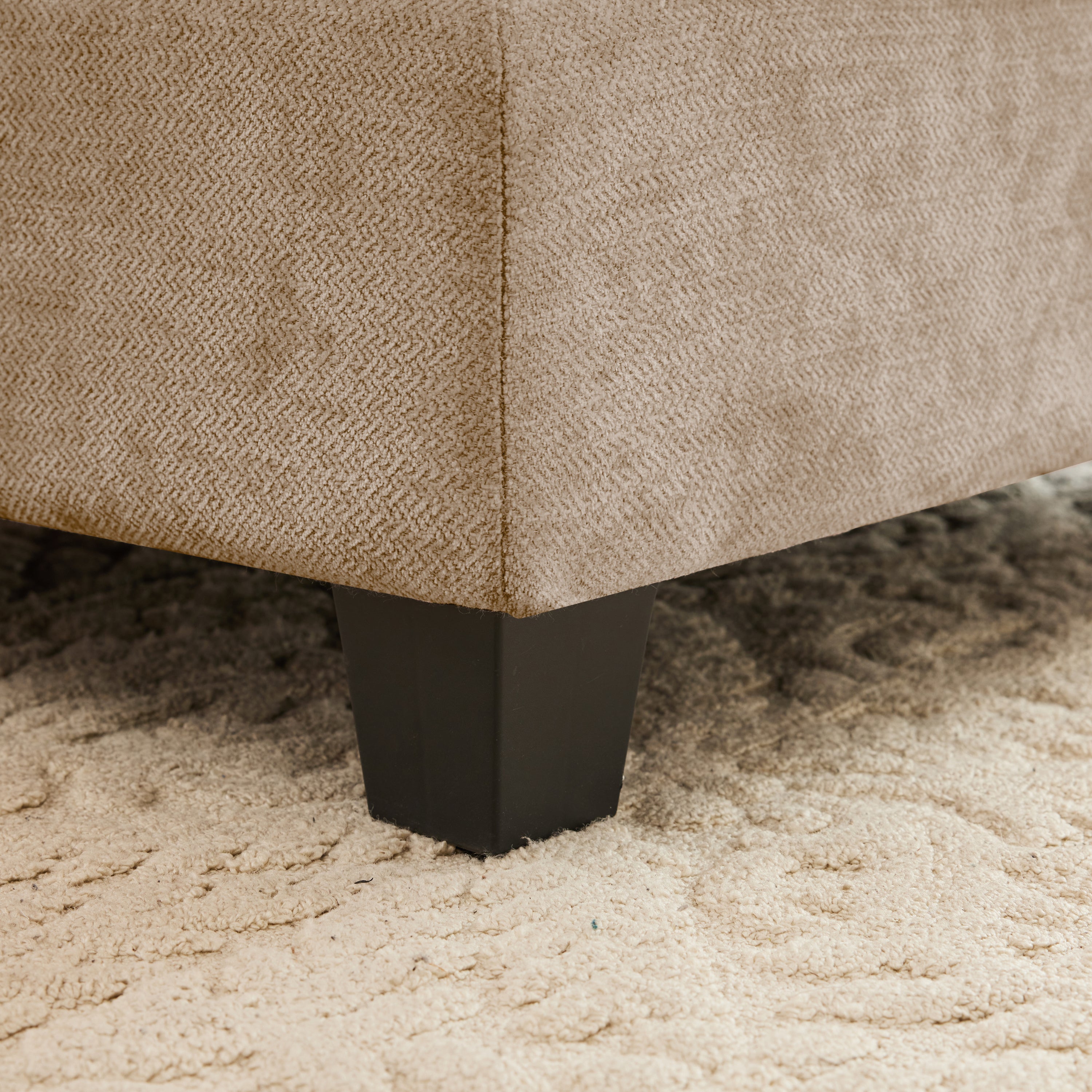 Loveseat Cloud Sectional Couches Chenille Fabric,Quilted Pleated Design, Ergonomic Design,High-Density Foam Easy Install Elegant Armrests High Quality Wooden Base,Fits Living Rooms,Camel - Grand Goldman Shop