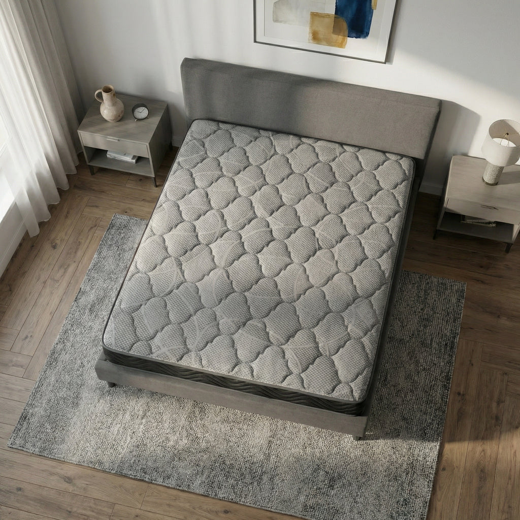 Hybrid 8 Inch Firm Twin Mattress with Pocketed Coils - Grand Goldman Shop