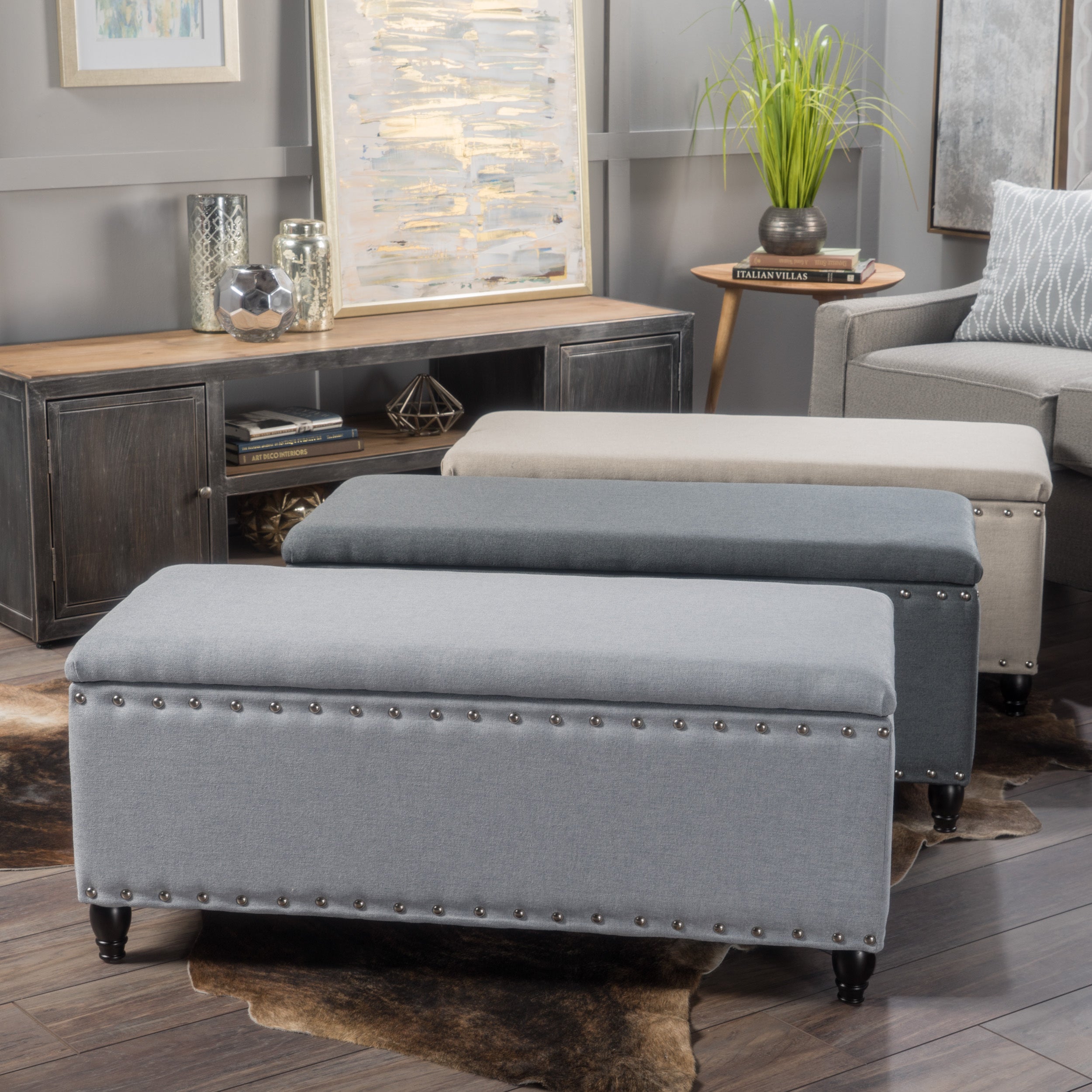 STORAGE OTTOMAN - Grand Goldman Shop
