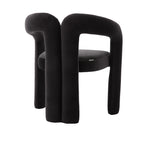 Contemporary Designed Velvet Fabric Upholstered Accent/Dining Chair /Barrel Side Chairs Kitchen Armchair for Living Room set of 2 (Black Velvet) - Grand Goldman Shop