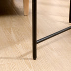 2-Tier Black Side Table with Storage Sofa Table for Living Room Metal Frame & Wooden Desk End Table - Grand Goldman Shop