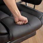 Office Chair, Big and Tall Executive Office Chair with Footrest, Leather Computer Chair, Ergonomic Reclining Chair High Back,